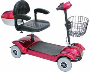 4 Wheel Folding Mobility Scooter 110